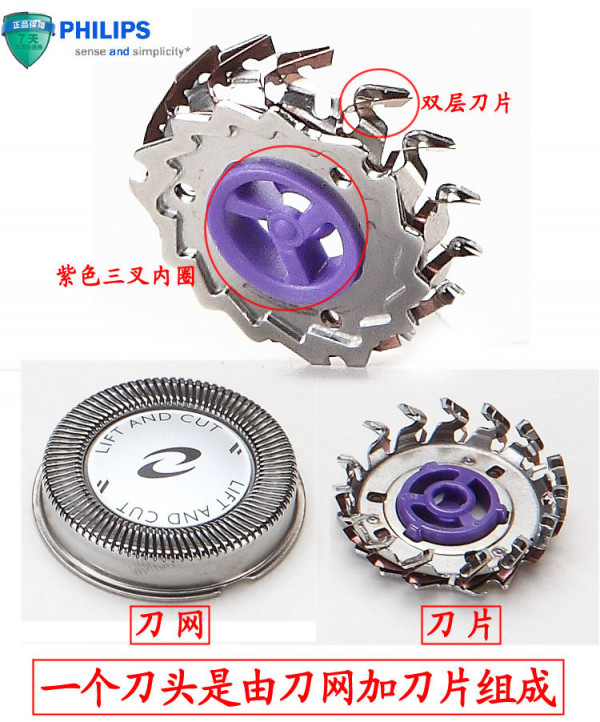 LƯỠI DAO MÁY CẠO RÂU PHILIPS HQ55 