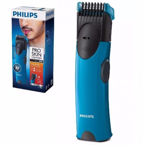 TÔNG ĐƠ TỈA RÂU, CẮT TÓC  ĐA NĂNG PHILIPS BT-1000 sử dụng 2 pin AA