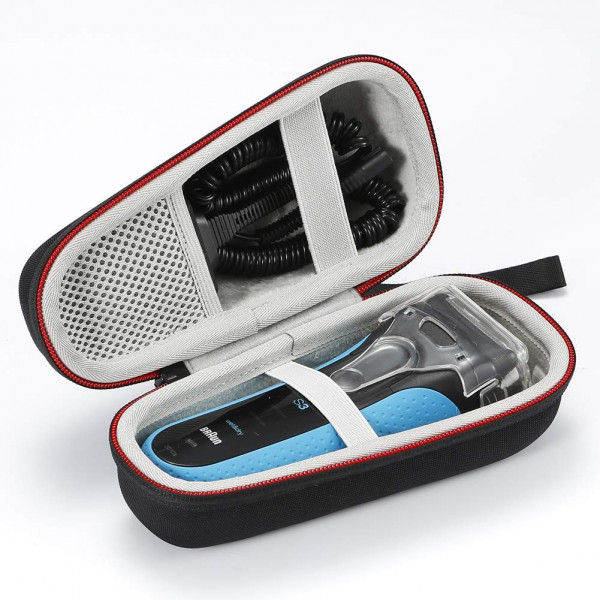 HỘP ĐỰNG MÁY CẠO RÂU BRAUN  KÈM CẢ ĐỰNG SẠC 2 IN 1 CAO CẤP 