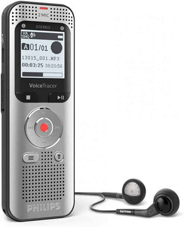 MÁY GHI ÂM STEREO PHILIPS DVT2050 PIN SẠC 8GB