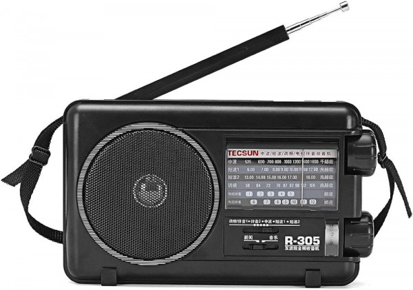 ĐÀI RADIO 4 BĂNG TẦN AM/FM /SW1/SW2 TECSUN R-305 